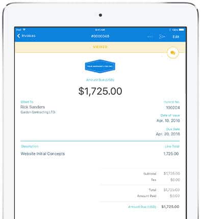 FreshBooks Invoicing