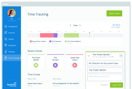 FreshBooks Time Tracking