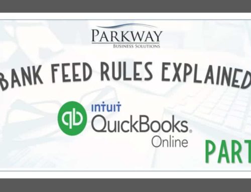 QuickBooks Online Bank Feed Rules Explained Part 1
