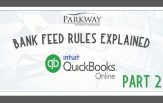 QuickBooks Online Bank Feed Rules Part 2