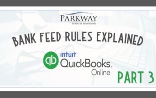 QuickBooks Online Bank Feed Rules Part 3