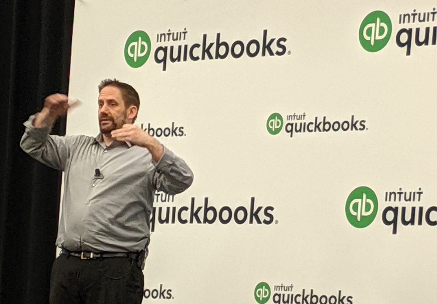 Matthew Fulton presenting at QuickBooks Connect 2019