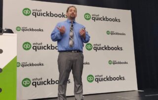 Matthew Fulton teaching at QuickBooks Connect 2019