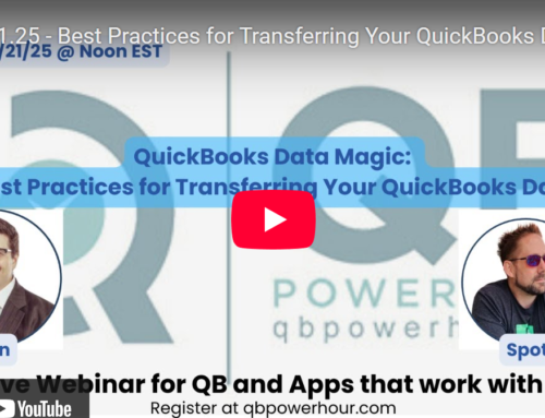 Transferring QuickBooks Online Data